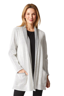  Habitat Clothes To Live In Opposites Attract Slouchy Cardigan in Winter White