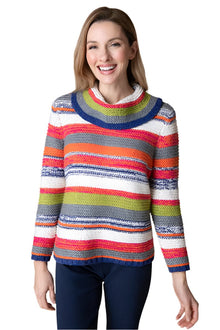  Habitat Clothes To Live In Rustic Stripes Multi Stripe Pullover