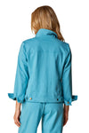 Habitat Clothes To Live In Stonewash Cotton Knit Jean Jacket in Dewdrop