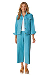 Habitat Clothes To Live In Stonewash Knit Flood Pant in Dewdrop