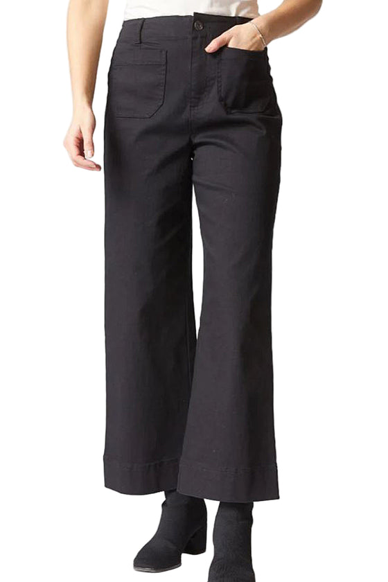 Habitat Clothes To Live In Stretch Denim Ankle Jeans in Black