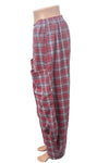 Betty Hadikusumo Jerrie Pant in Red, White and Blue Plaid