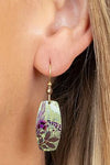 Holly Yashi Falling Bloom Earrings in Sage
