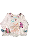 House of Jaded Gypsy Gilded Bloom Top in Flutter