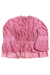 House of Jaded Gypsy Heirloom Eyelet Top in Petal Pink