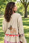 House of Jaded Gypsy Honey Bloom Top in Moss
