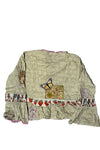 House of Jaded Gypsy Honey Bloom Top in Moss