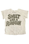 House of Jaded Gypsy Worn and Weathered Tee in Eat Cake - One Size