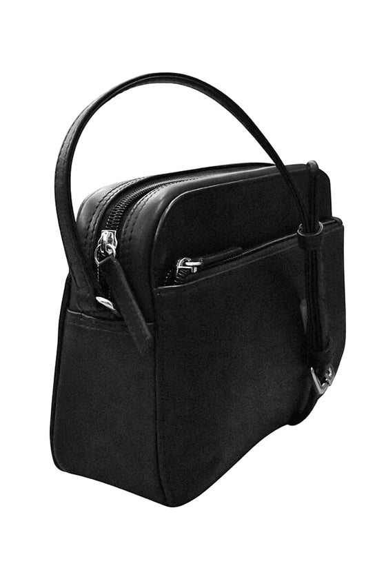 ILI New York Camera Bag in Black Leather