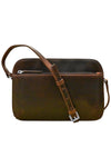 ILI New York Camera Bag in Chocolate Distressed Leather