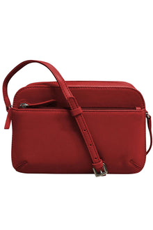  ILI New York Camera Bag in Red Leather