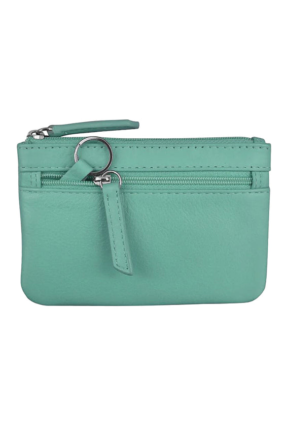 ILI New York Coin Purse in Turquoise