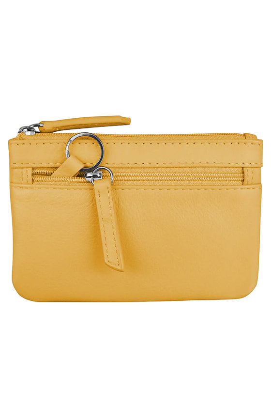 ILI New York Coin Purse in Yellow