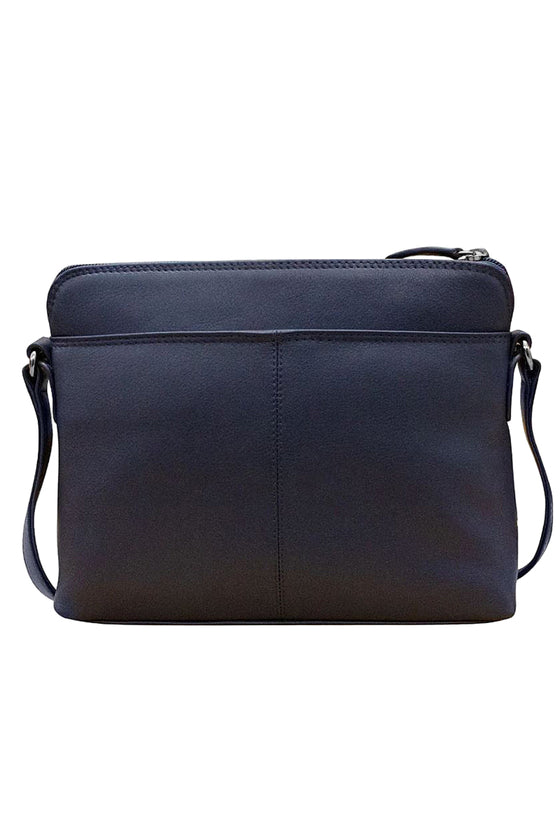 ILI New York Crossbody Organizer in Classic Navy