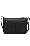ILI New York Front Pocket Phone Bag in Black Leather