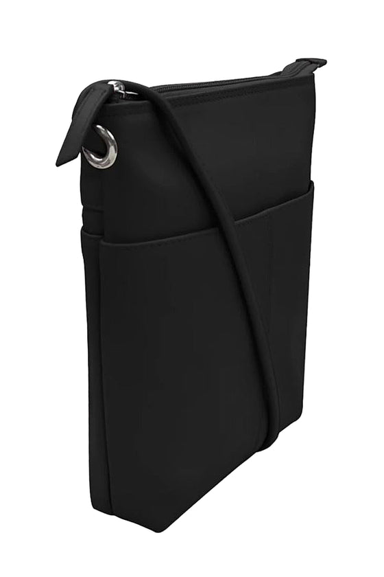 ILI New York Midi Sac in Black Leather