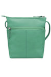 ILI New York Midi Sac in Turquoise Leather