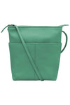 ILI New York Midi Sac in Turquoise Leather