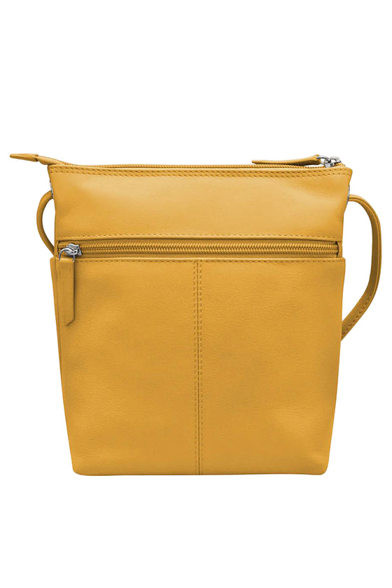 ILI New York Midi Sac in Yellow Leather