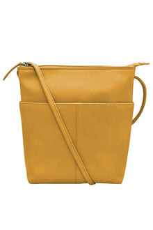  ILI New York Midi Sac in Yellow Leather