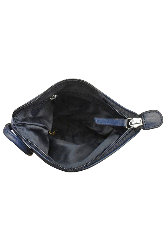 ILI New York Mini Sac in Classic Navy Leather