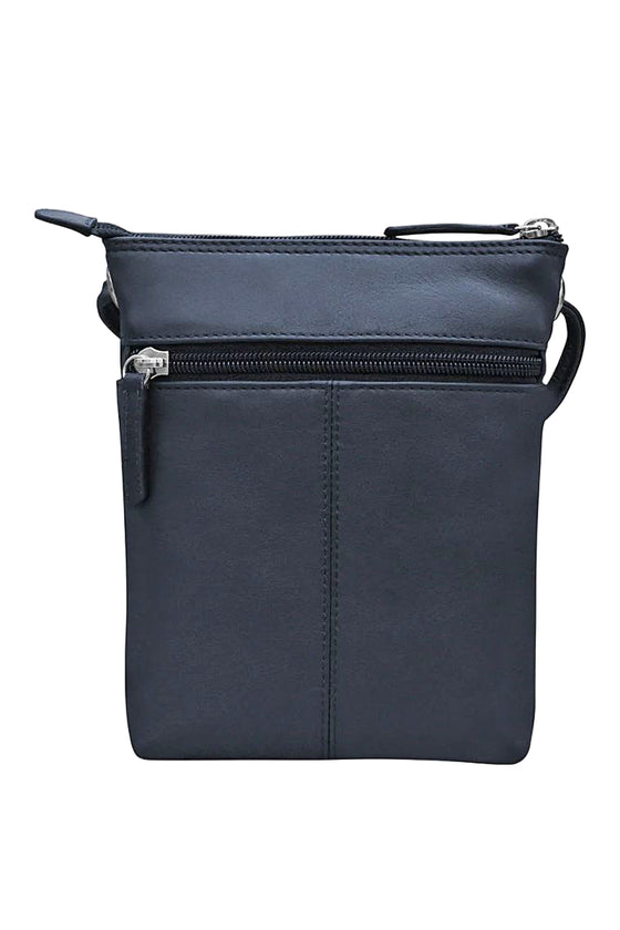 ILI New York Mini Sac in Classic Navy Leather