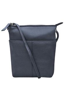  ILI New York Mini Sac in Classic Navy Leather