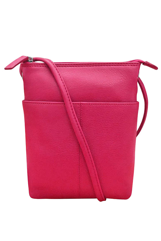 ILI New York Mini Sac in Indian Pink Leather