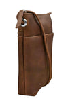 ILI New York Mini Sac in Rustic Brown Distressed Leather