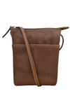 ILI New York Mini Sac in Rustic Brown Distressed Leather