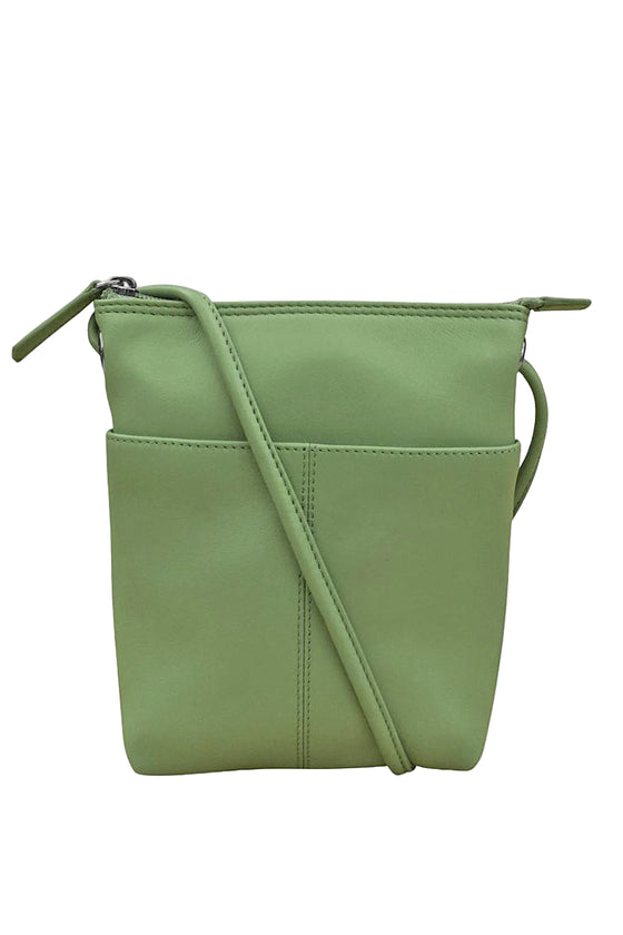 ILI New York Mini Sac in Sage Leather