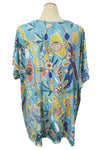 Inoah "Aviva" One Size V-Neck Dolman Sleeve Top T1640K-AE02