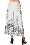Inoah "Classical Tune" Wide Leg Palazo Pants B217WK-AE118