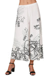 Inoah "Classical Tune" Wide Leg Palazo Pants B217WK-AE118