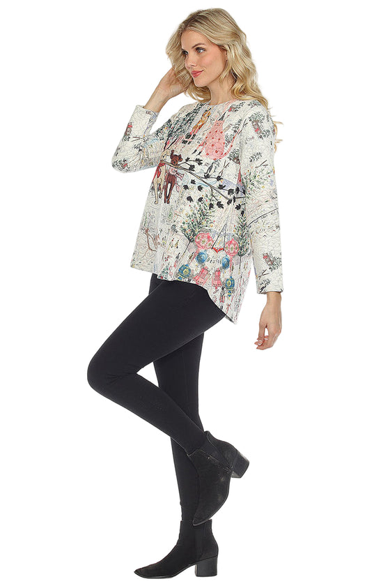 Inoah HOLIDAY JOY Long Sleeve Top T515NB-Z45