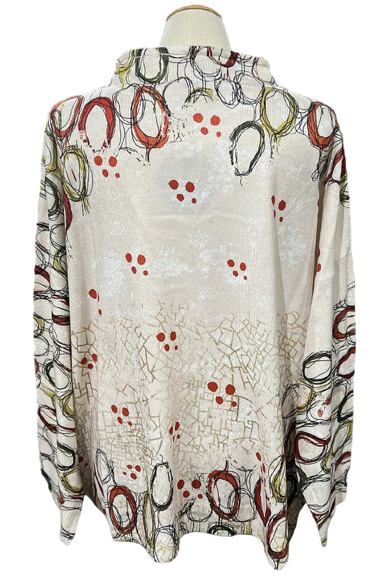 Inoah "Lazy Sunday" Long Sleeve Turtle Neck Sweater T1420SE-AD10