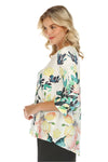 Inoah Lilybeth 3/4 Sleeve A-Line Hi-Lo Top NT208WK-AC59