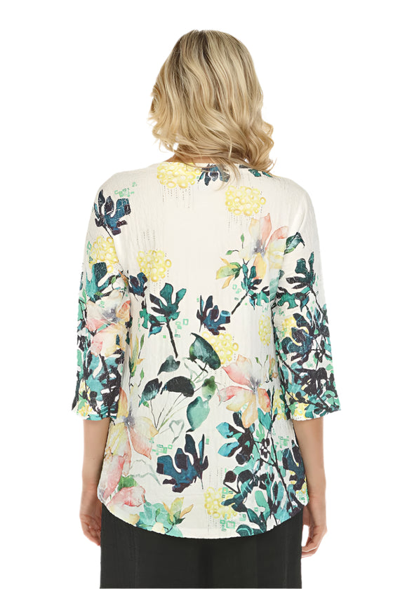 Inoah Lilybeth 3/4 Sleeve A-Line Hi-Lo Top NT208WK-AC59