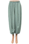 Inoah Loose Wide Leg Pant in Mint B253WKT-MINT