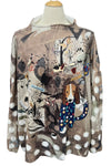 Inoah "Lunch Time" Long Sleeve Turtle Neck Sweater T1420SE-AD11