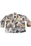 Inoah "Peblleton" Long Sleeve Cardigan With Pockets C095BR-AF89