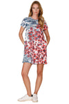 Inoah "Poppy Chic" Short Sleeve Dress CD307BO-AE155