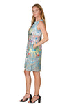 Inoah "Retro Bloom" Sleeveless Tank Dress D587FR-AE75