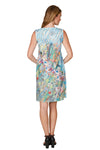 Inoah "Retro Bloom" Sleeveless Tank Dress D587FR-AE75