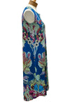 Inoah River Creek Sleeveless Dress in Sky Blue
