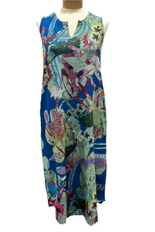  Inoah River Creek Sleeveless Dress in Sky Blue