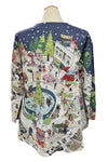 Inoah SANTA'S VILLAGE Long Sleeve Top T515NB-Z42