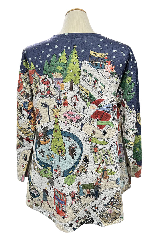 Inoah SANTA'S VILLAGE Long Sleeve Top T515NB-Z42