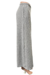 Inoah Wide Leg Palazo Pants in Solid Gray B262BR-AS