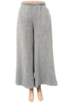 Inoah Wide Leg Palazo Pants in Solid Gray B262BR-AS